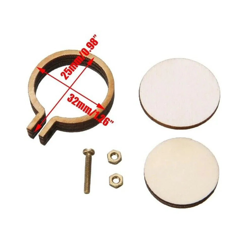 10Pcs Wooden Mini Embroidery Hoop