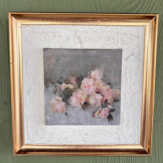 Canvas set in texture Framed Art
