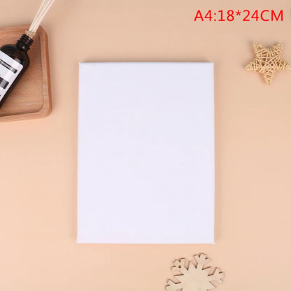 White Blank Square Canvas For Oil Painting, Acrylic, Watercolor, Embroidery, Beading