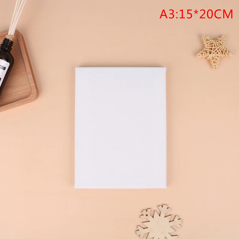 White Blank Square Canvas For Oil Painting, Acrylic, Watercolor, Embroidery, Beading