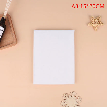 White Blank Square Canvas For Oil Painting, Acrylic, Watercolor, Embroidery, Beading