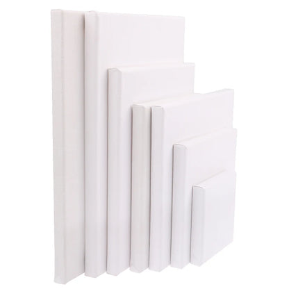 White Blank Square Canvas For Oil Painting, Acrylic, Watercolor, Embroidery, Beading