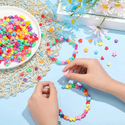 500pcs  Bracelet/Necklace Jewelry Loose Spacer Beads Kit