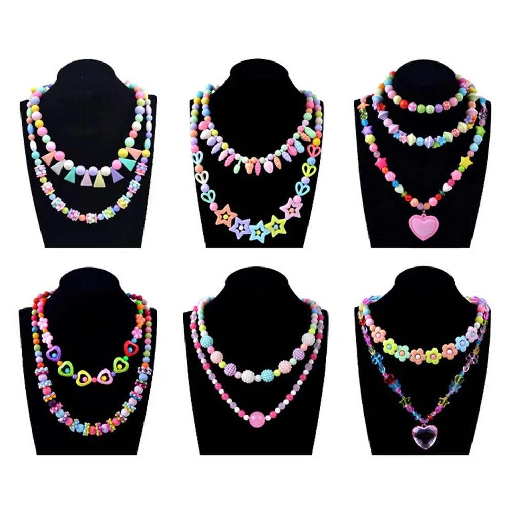 500pcs  Bracelet/Necklace Jewelry Loose Spacer Beads Kit