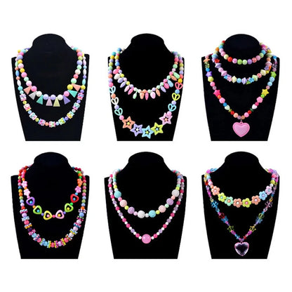 500pcs  Bracelet/Necklace Jewelry Loose Spacer Beads Kit