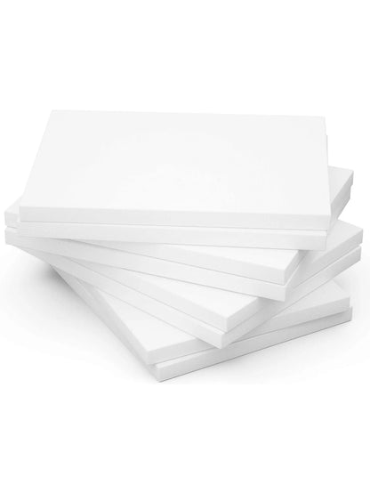 Bview Art 8x10" Inch 100% Cotton Artist Canvas Boards Primed White Stretched Canvas For Painting, Acrylic Pouring, Oil Paint