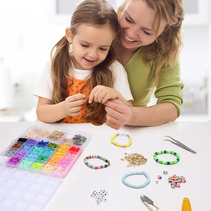 500pcs  Bracelet/Necklace Jewelry Loose Spacer Beads Kit