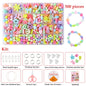 500pcs  Bracelet/Necklace Jewelry Loose Spacer Beads Kit